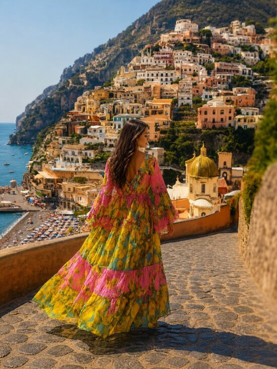 Dresses & Skirts - 🇮🇹 M/L/XL Dress from Positano Italy